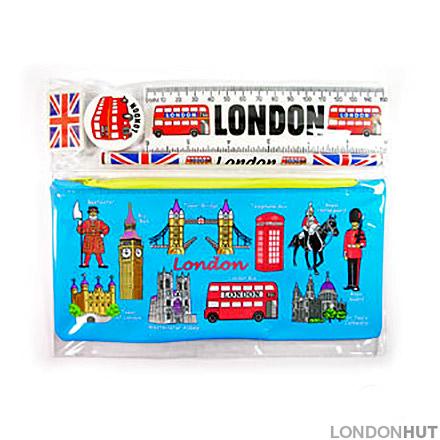 Blue London Souvenir Stationery Kit