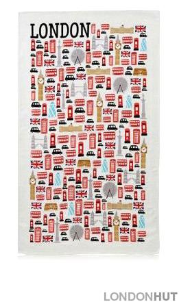 London Icons Tea Towel