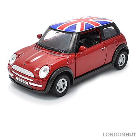 Diecast Metal Red Mini Cooper Model