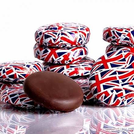 10x Union Jack Chocolate Mint Creams