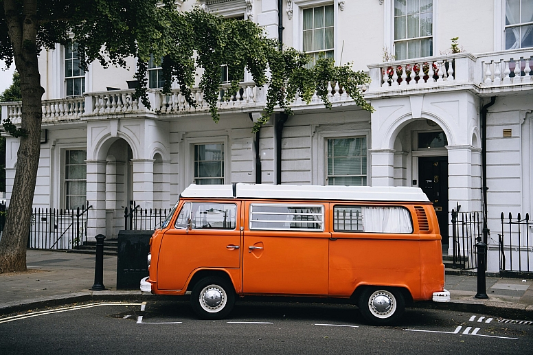 a camper van in london