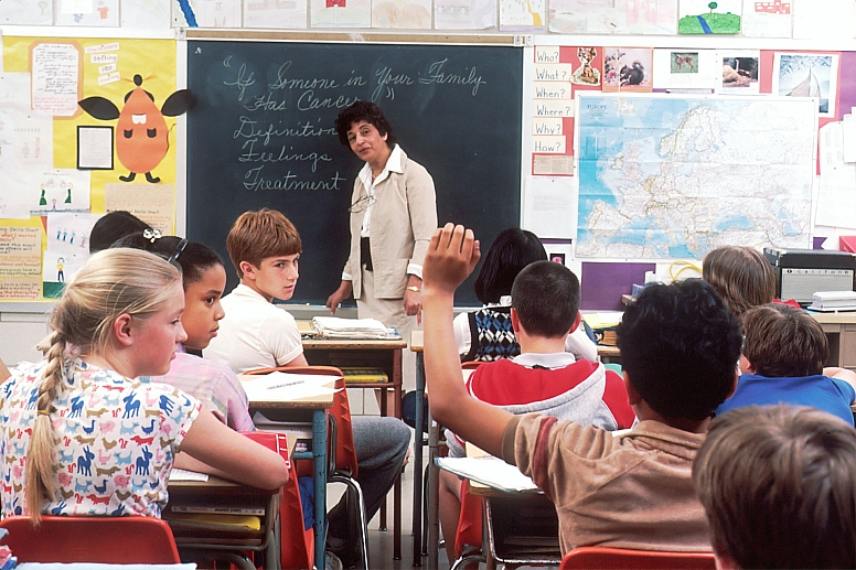 children in a classroom