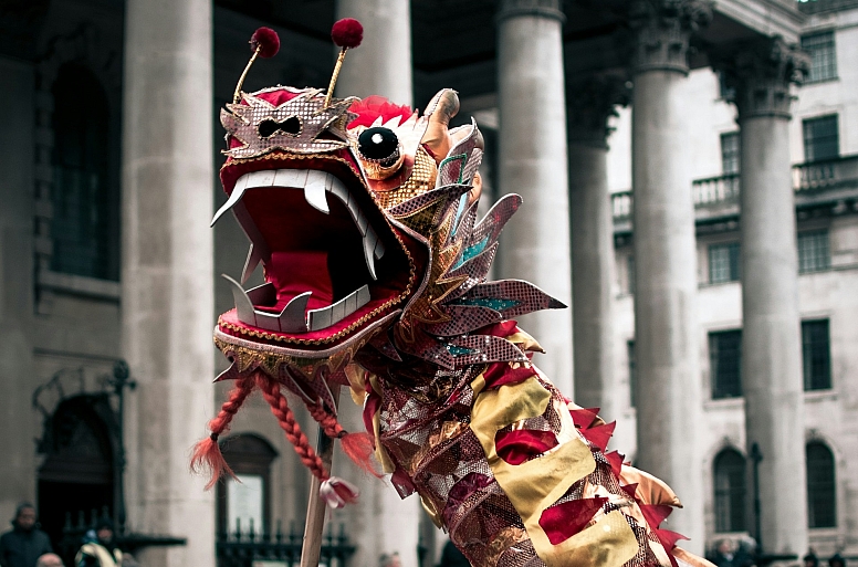 chinese dragon in london