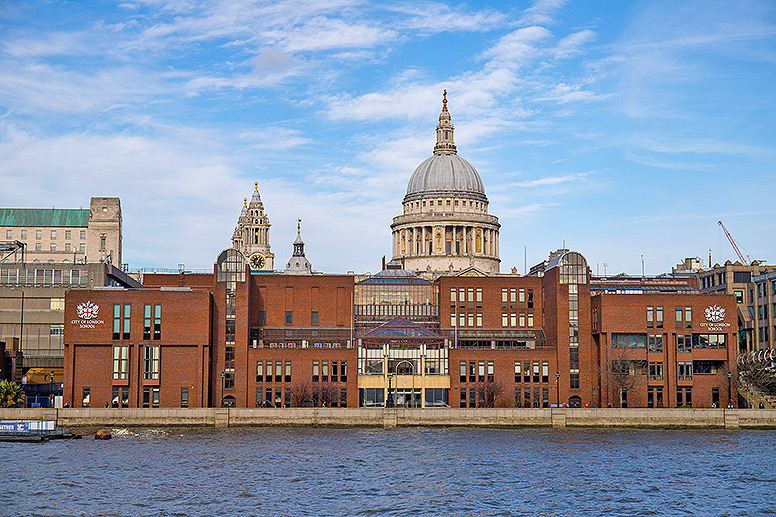 View of London and St Paul's Cathedral