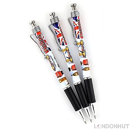 gift set of three london ballpoint pens