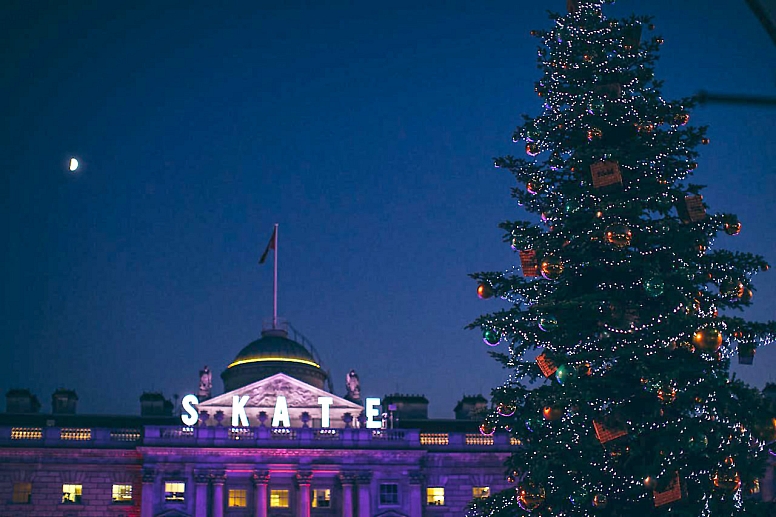 ice skating in london at christmas