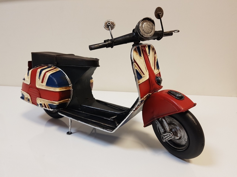 Union Jack Motorcycle Model