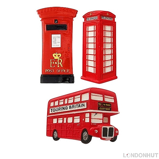 london souvenir resin fridge magnet gift set