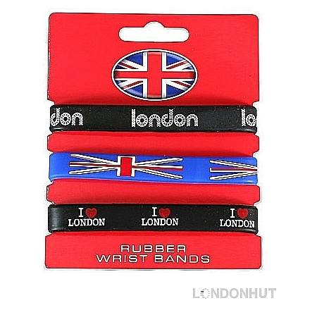 london union jack silicone wristbands