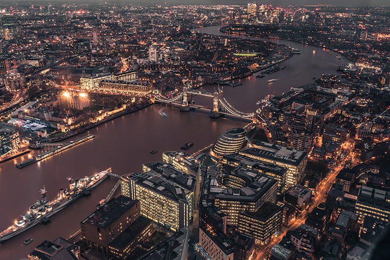 London City Birds Eye View