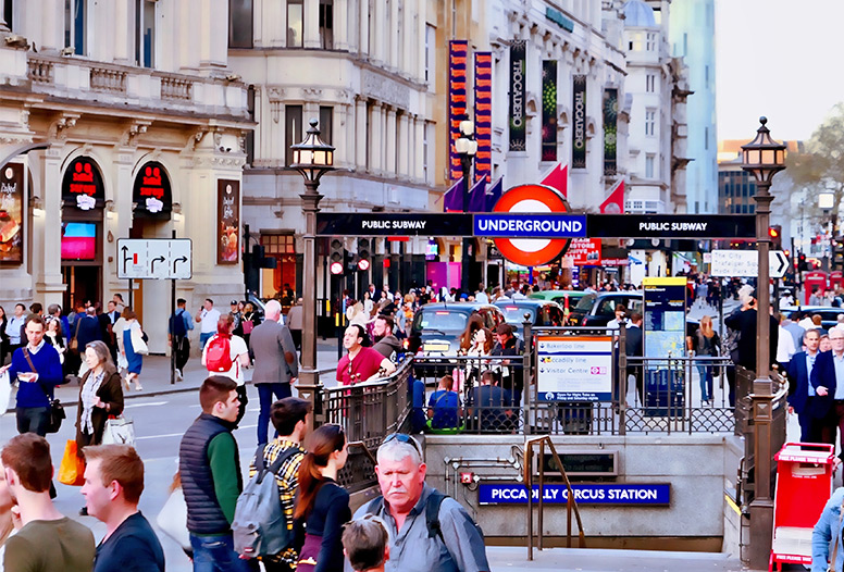 Piccadilly Circus Underground Station