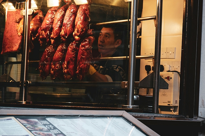 roast ducks in chinatown