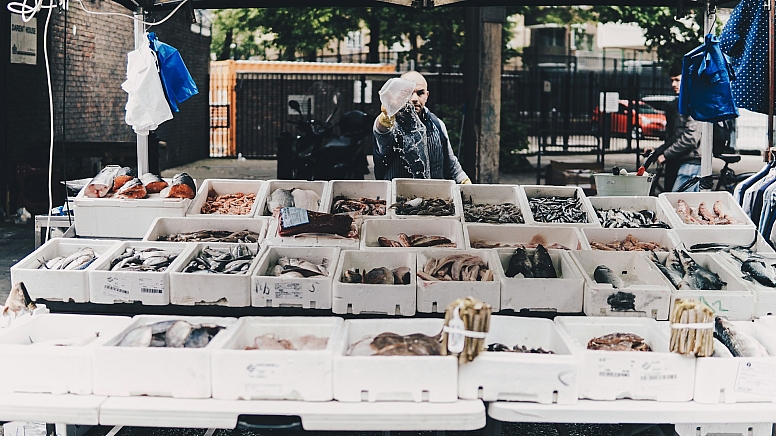 seafood market in london