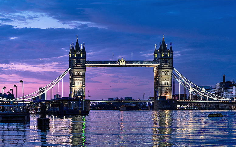 Tower Bridge at night