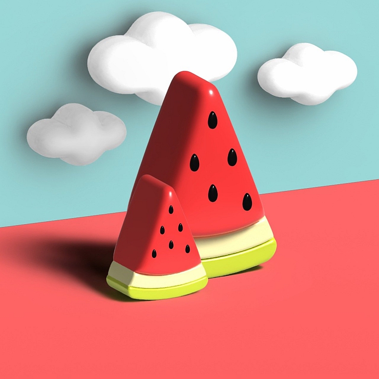 watermelon digital art